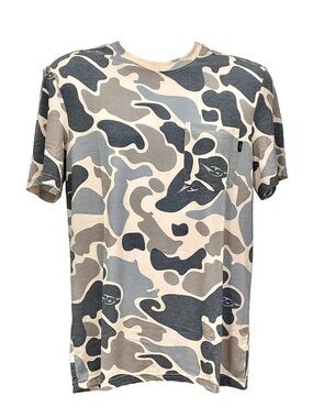 American Flyway Waterfowl Hardwoods Vintage Camo Pocket Shirt